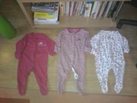3 Sleepsuits with fold over scratchMits.jpg
