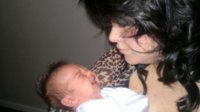 baby on mummys birthday.JPG